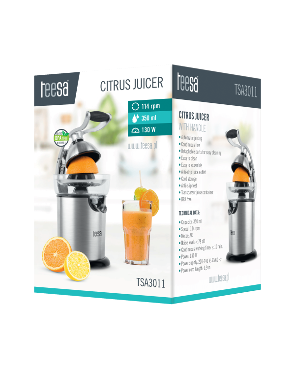 Teesa TSA3011 Cоковыжималка для цитрусовых 130W / 350ml