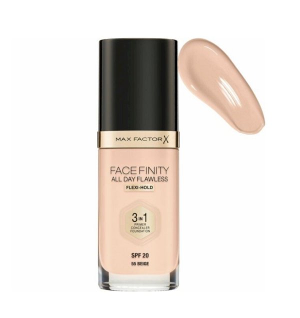 Max Factor Facefinity All Day Flawless 3в1 Тональный Крем 055 Beige 30ml