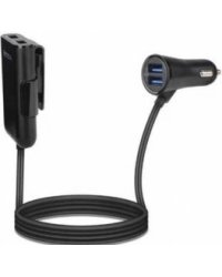 Gembird ACT-U4CAR-02 Многопортовое автомобильное зарядное устройство 24W