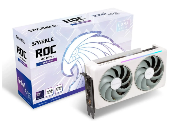 Sparkle Intel Arc B580 ROC Luna OC Ultra Видеокартa 12GB