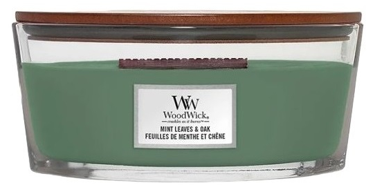 Woodwick Mint Leaves & Oak Свеча 453,6 g