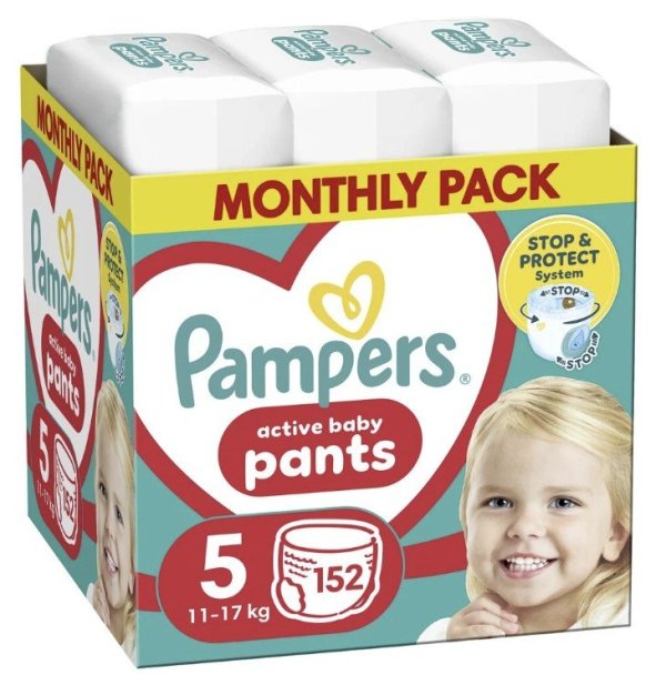 Обложка книги «Pampers Pants Подгузники‑Трусики Размер 5 (12‑17kg) 152шт»