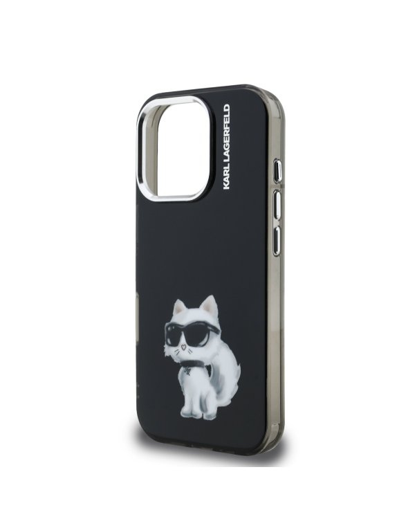 Karl Lagerfeld IML Aquarelle and Choupette Case Чехол для Apple iPhone 16 Pro Max