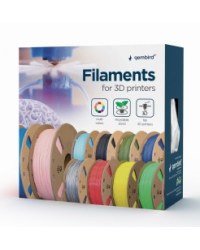 Gembird 3DP-PETG1.75-01-BK печатный материал для 3D-принтеров Полиэтилентерефталатгликоль (ПЭТГ) Черный 1 кг