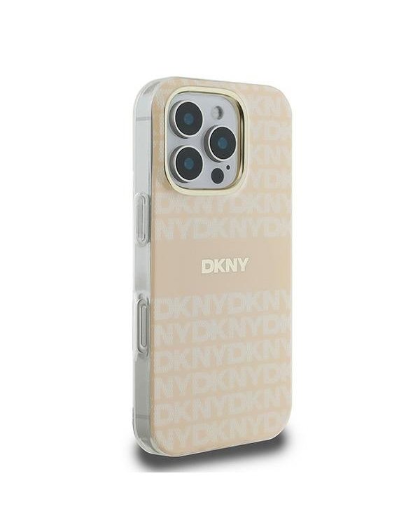 DKNY Repeat Texture Pattern With Stripe Защитный Чехол для Apple iPhone 16 Pro Max