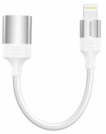Swissten Textile Lightning - USB-A OTG Адаптер 0.12m