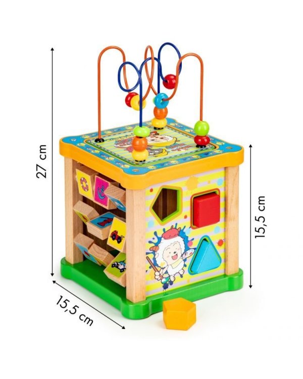 Дополнительное изображение книги «EcoToys 5в1 Сортировщик и лабиринты»