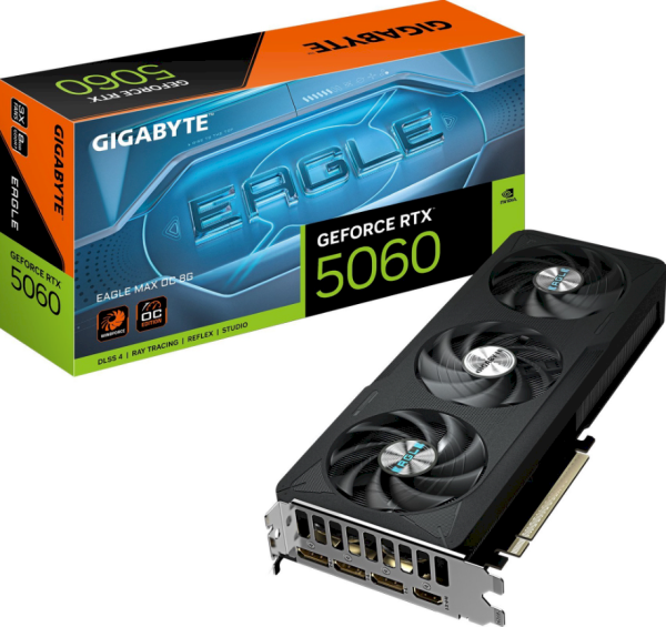 Gigabyte GeForce RTX 5060 Eagle MAX OC Видеокарта 8GB GDDR7