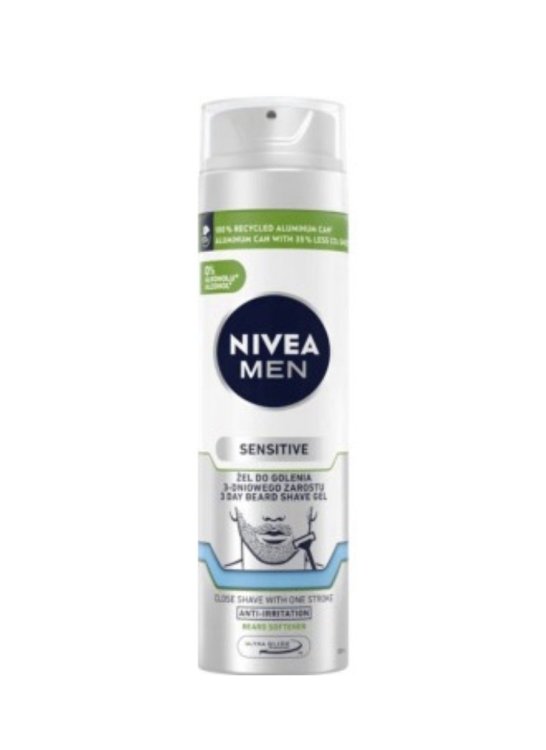 Nivea Men Sensitive 3-Day Beard Гель Для Бритья 200ml
