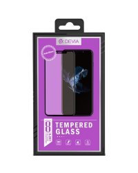 Devia Van Anti - Glare Tempered Glass Full Cover Матовое Защитное стекло для экрана Apple iPhone XS MAX Черное