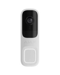 AJAX DoorBell Умный беспроводной звонок 4 МП HDR камера / PIR датчик / IP54 (белый)