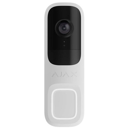 AJAX DoorBell Умный беспроводной звонок 4 МП HDR камера / PIR датчик / IP54 (белый) AJAX DoorBell Умный беспроводной звонок 4 МП HDR камера / PIR датчик / IP54 (белый)