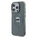 Karl Lagerfeld IML Karl Head Metal Frame MagSafe Case Защитный чехол для iPhone 15 Pro Max / чёрный