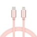 Swissten Textile USB-C To Lightning Кабель Для Зарядки и Переноса Данных Fast Charge / 3A / 1.2m