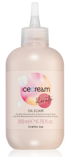 Inebrya Ice Cream Кератиновый Масляный Эликсир Для Волос 200 ml