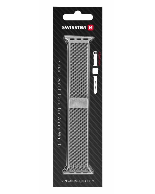 Swissten Металлический ремешок для Apple Watch 1/2/3/4/5/6 / SE / 42 мм / 44 мм