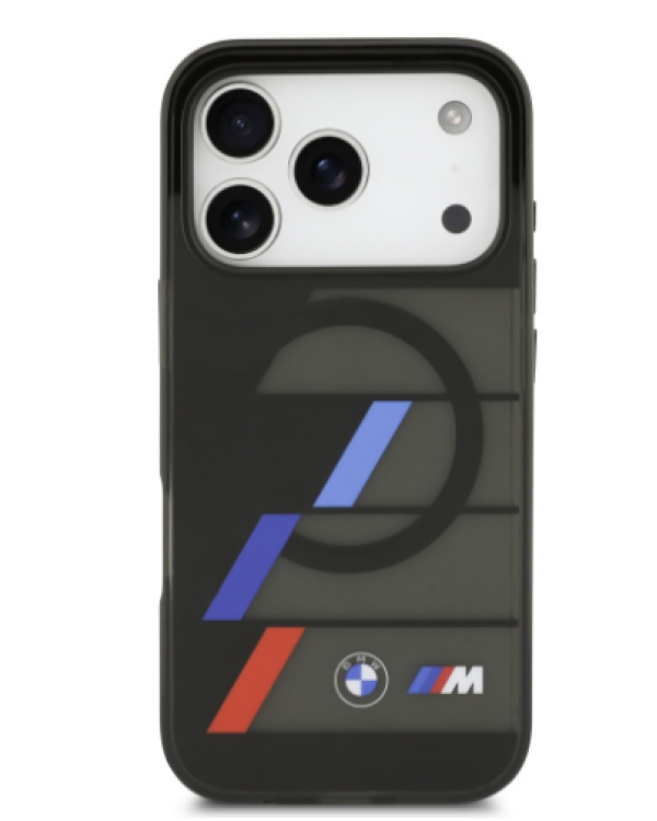 BMW M IML Metal Buttons Tricolor Lines MagSafe Case Защитный Чехол для Apple iPhone 17 Pro Max