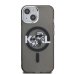 Karl Lagerfeld IML Glitter Karl and Choupette Sketch MagSafe Защитный чехол для iPhone 15 / чёрный