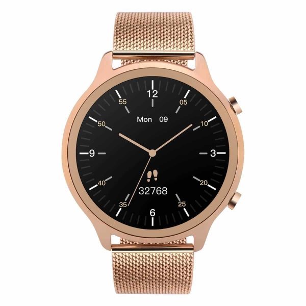 Garett Smartwatch Garett Veronica Gold Steel Умные часы IPS / Bluetooth / IP67 / GPS / SMS