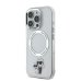 Karl Lagerfeld IML Karl and Choupette MagSafe Case Защитный чехол для iPhone 16 Pro Max / прозрачный