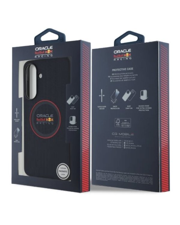 Red Bull PU Leather Red Ring Case Чехол для Samsung Galaxy A36 5G