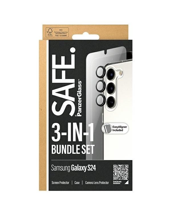 PanzerGlass 3in1 BSAFE95672 Защитное стекло / Чехол / Защитная пленка для камеры телефона Samsung Galaxy S24