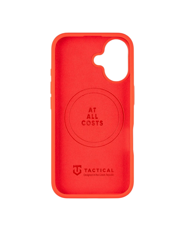 Tactical MagForce Velvet Smoothie Cover Защитный чехол для Apple iPhone 16 / красный