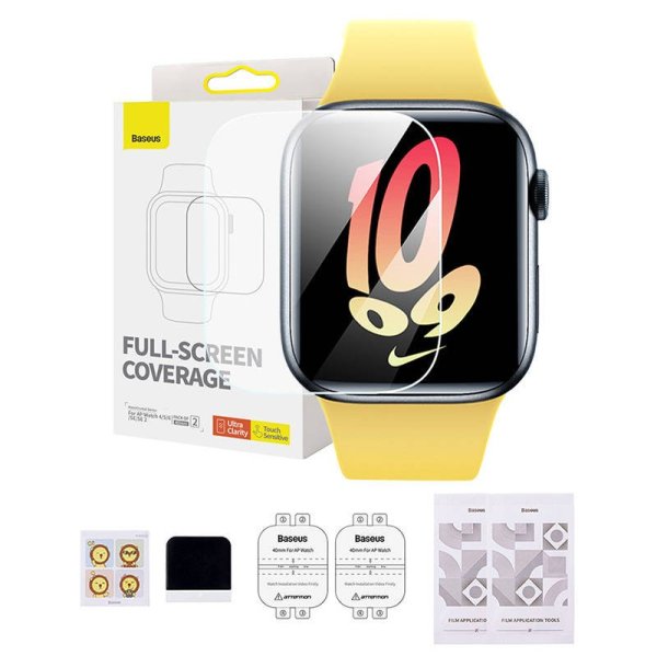 Baseus Защитная Пленка 40 мм для Apple Watch 4/5/6/SE/SE 2