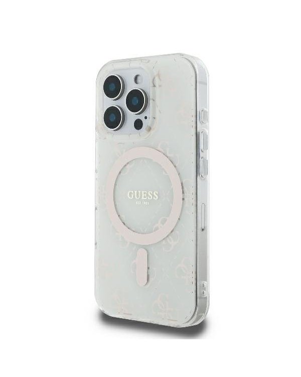 Guess IML 4G Background MagSafe Защитный Чехол для Apple iPhone 16 Pro