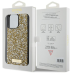 Guess Rhinestone Metal Logo Case Защитный Чехол для Apple iPhone 15 Pro