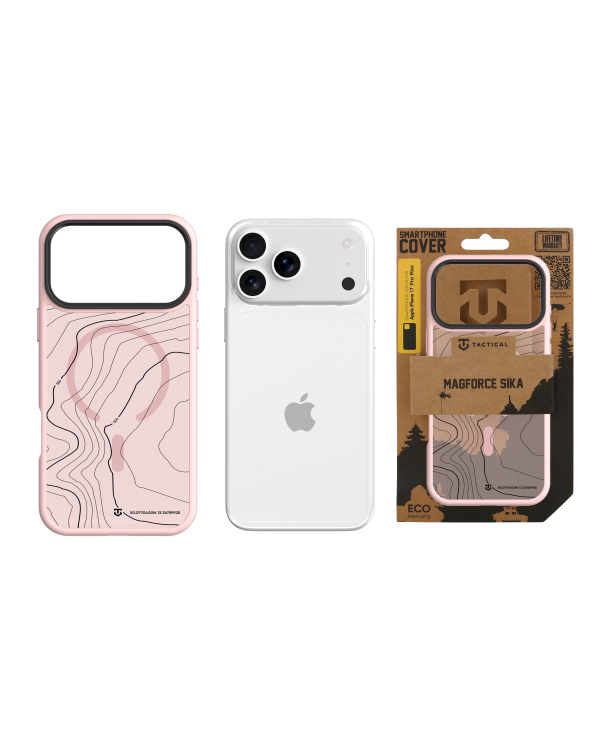 Tactical MagForce Hyperstealth Sika Cover Защитный чехол для iPhone 17 Pro Max / розовый
