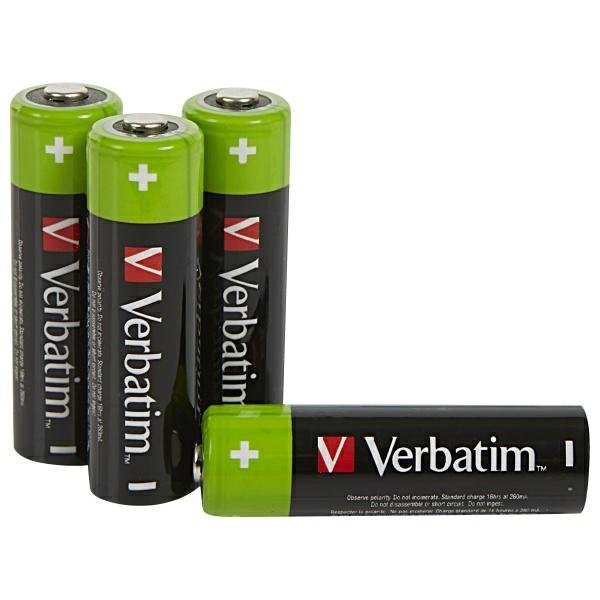 Verbatim 49517 Перезаряжаемые батарейки AA 2500mAh 4шт