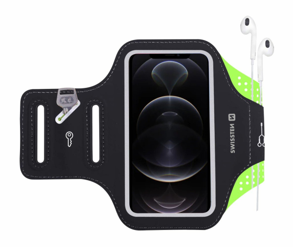 Swissten Чехол Повязка на руку для телефонов до 7 дюймов Swissten Чехол Повязка на руку для телефонов до 7 дюймов