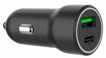 Gembird A2PDQC20 USB‑C/USB‑A Автомобильное зарядное устройство Gembird A2PDQC20 USB‑C/USB‑A Автомобильное зарядное устройство