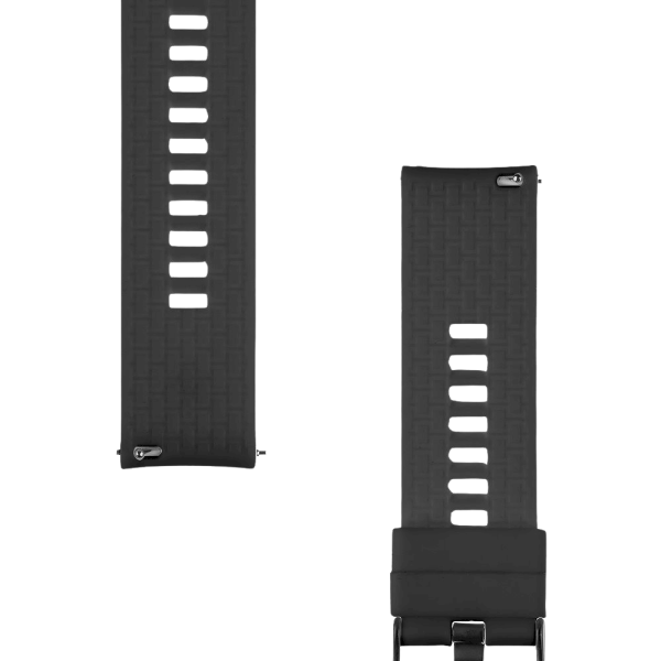 Tactical Quick Release Silicone Band Ремешок для часов 22mm / чёрный