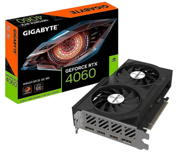 Gigabyte GeForce RTX 4060 WINDFORCE OC 8GB Видеокарта