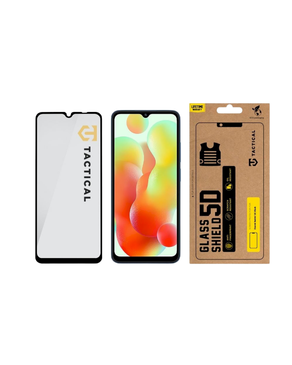 Tactical Glass Shield 5D Защитное стекло для Xiaomi Redmi 12C / чёрный
