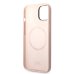 Karl Lagerfeld MagSafe Compatible Liquid Silicone Karl and Choupette Case Защитный чехол для iPhone 14 Plus / розовый