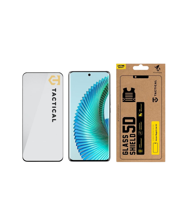Tactical Glass Shield 5D Защитное стекло для Honor Magic6 Lite 5G / чёрный