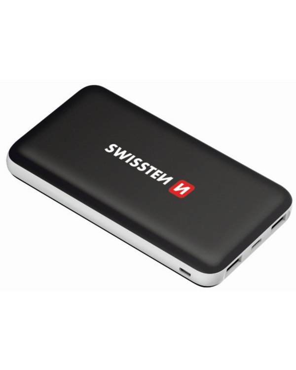 Swissten Black Core Premium Power Bank Переносная зарядная батарея 2A / USB / USB-C / 10000 mAh