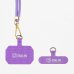 OBAL:ME NeckTag Allure Rope Ремешок на шею для телефонов / фиолетовый