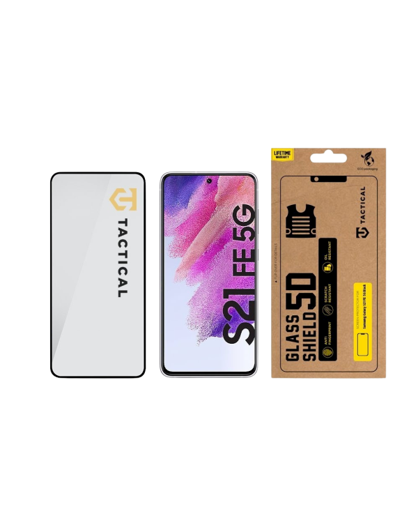 Tactical Glass Shield 5D Защитное стекло для Samsung Galaxy S21 FE 5G / чёрный