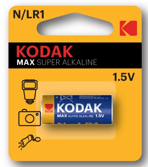 Kodak Max Super Alkaline KN LR1 BL-1 Батарейка 1.5V