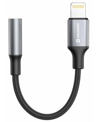 Swissten Lightning нa 3.5mm AUX Аудио Адаптер для iPhone и iPad 15 cm