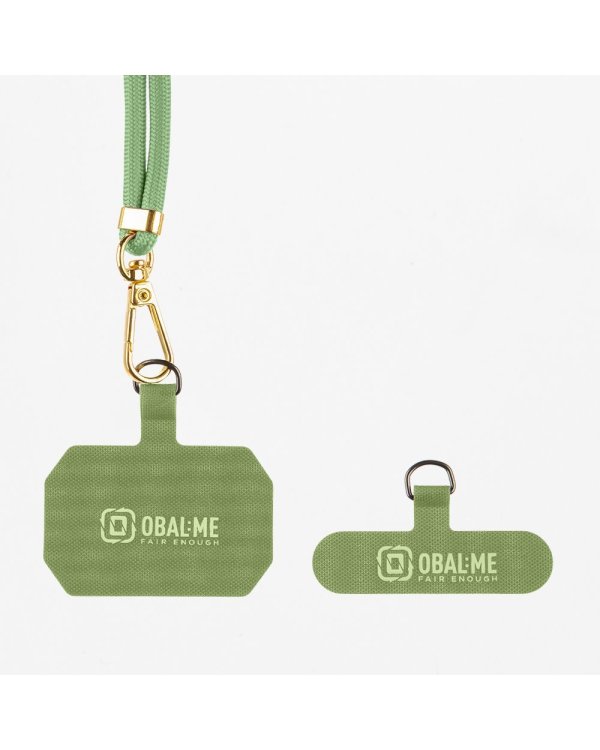 OBAL:ME NeckTag Allure Rope Ремешок на шею для телефонов / травяно-зелёный