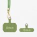 OBAL:ME NeckTag Allure Rope Ремешок на шею для телефонов / травяно-зелёный