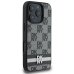 DKNY Checkered Pattern & Printed Stripes Защитный Чехол для Apple iPhone 16 Pro