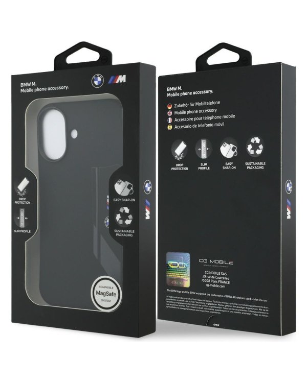 BMW M Silicon Vertical Logo MagSafe Case Защитный Чехол для Apple iPhone 17