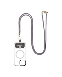 OBAL:ME NeckTag Allure Rope Ремешок на шею для телефонов / тёмно серый