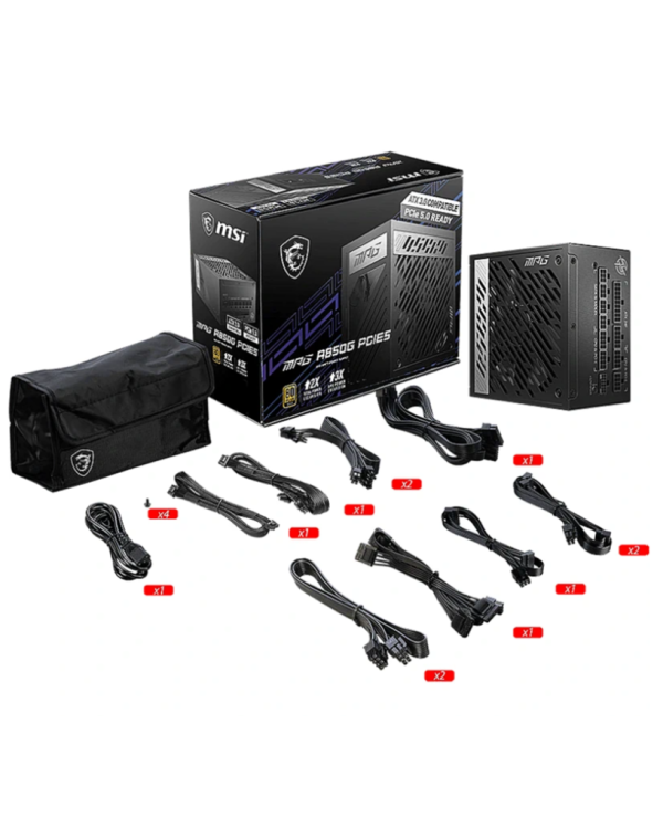 MSI MPG A750GL Блок питания ATX 3.0 / PCI-E 5.0 / 750W
